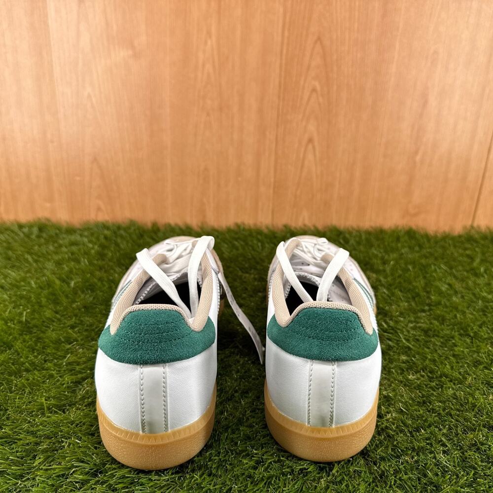 adidas Velosamba Leather Cloud White Green Cycling Shoes JQ2324 Men's Size 9.5 - Picture 5 of 7